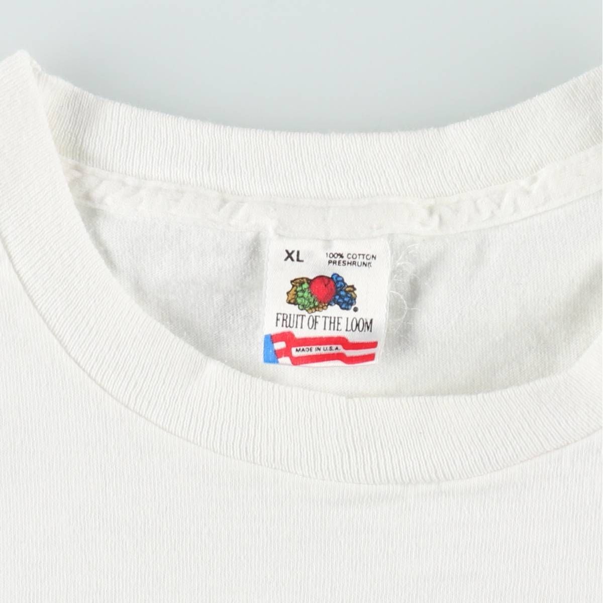 古着 90年代 フルーツオブザルーム FRUIT OF THE LOOM プリントTシャツ USA製 メンズXL相当 ヴィンテージ/eaa642190