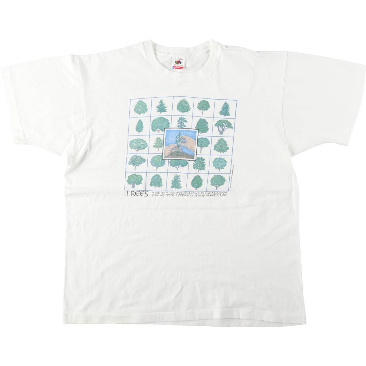 古着 90年代 フルーツオブザルーム FRUIT OF THE LOOM プリントTシャツ USA製 メンズXL相当 ヴィンテージ/eaa642190