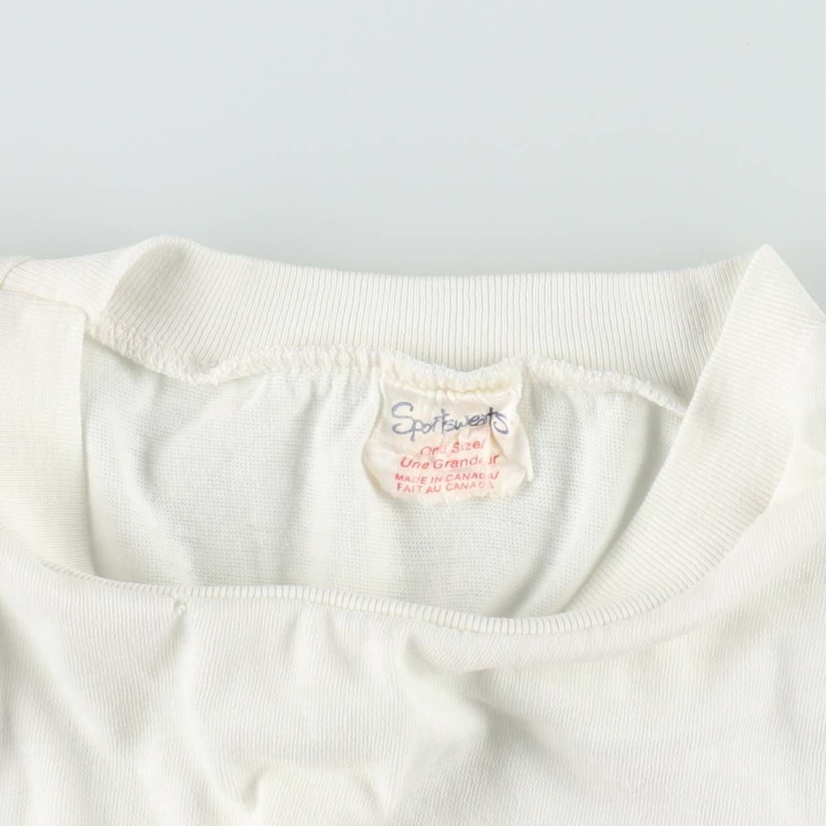 古着 90年代 Sportsweats ウサギ柄 プリントTシャツ カナダ製 メンズL相当 クルーネック(丸首) ヴィンテージ/eaa642193 古着 90年代 Sportsweats ウサギ柄 プリントTシャツ カナダ製 メンズL相当 クルーネック(丸首) ヴィンテージ/eaa642193