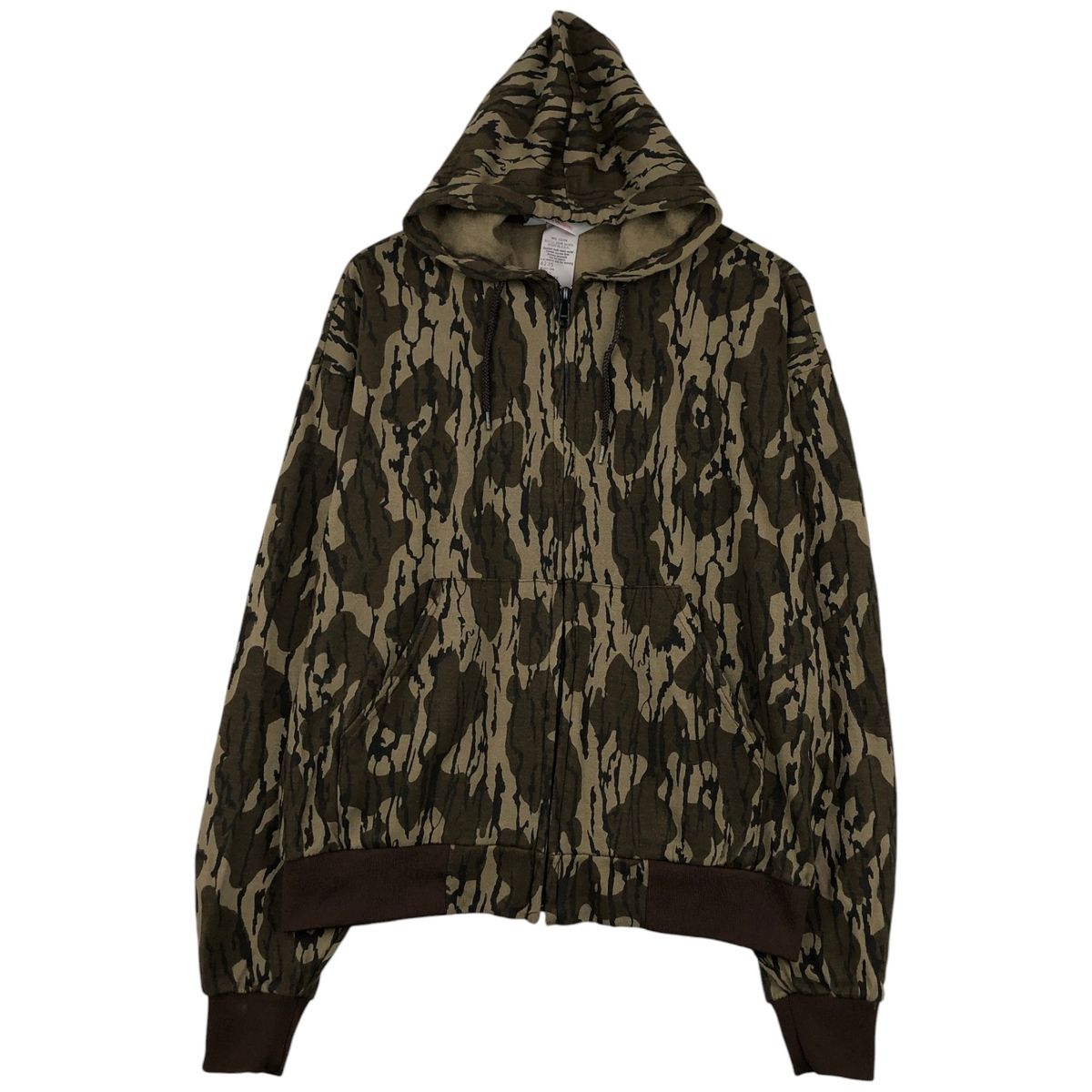 古着 90年代 GROSS GALESBURG OUTDOOR WEAR 迷彩柄 スウェットフルジップパーカー USA製 メンズXL相当 ヴィンテージ/eaa631785