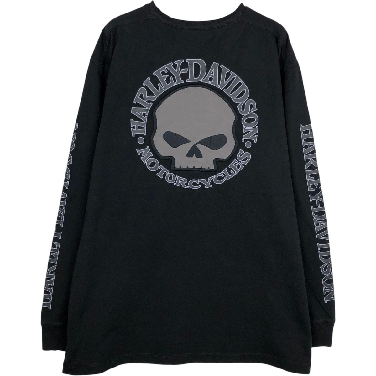 古着 ハーレーダビッドソン Harley-Davidson ドクロ柄 スカル柄 ロングTシャツ ロンT メンズXL相当/eaa638099 古着 ハーレーダビッドソン Harley-Davidson ドクロ柄 スカル柄 ロングTシャツ ロンT メンズXL相当/eaa638099