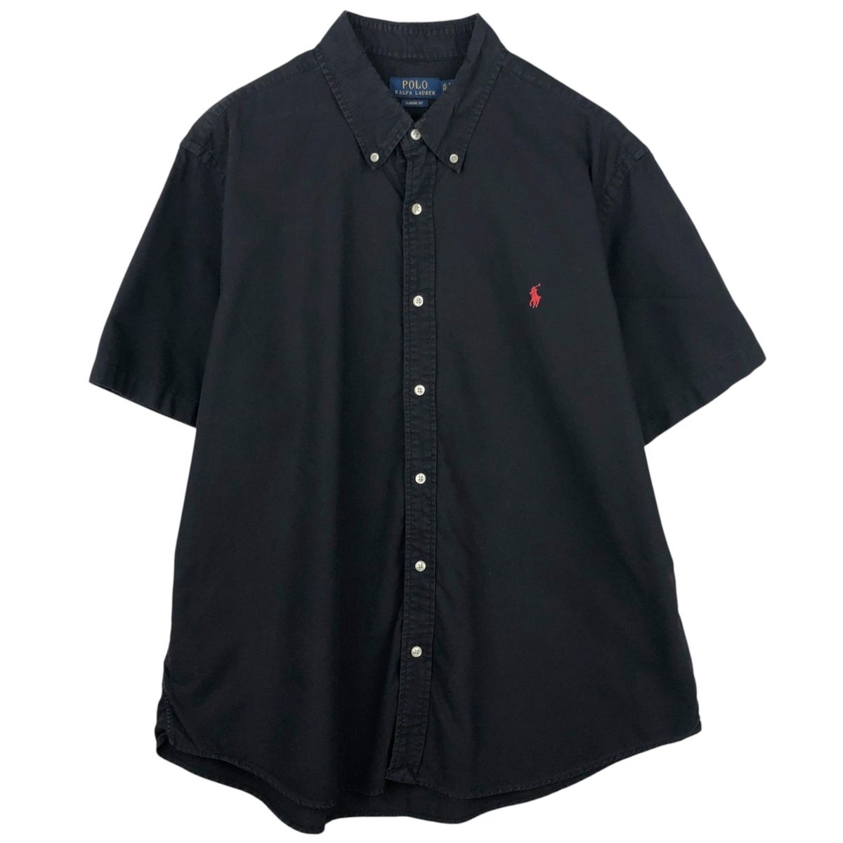 古着 ラルフローレン Ralph Lauren POLO RALPH LAUREN 半袖 ボタンダウンシャツ メンズXL相当/eaa641045