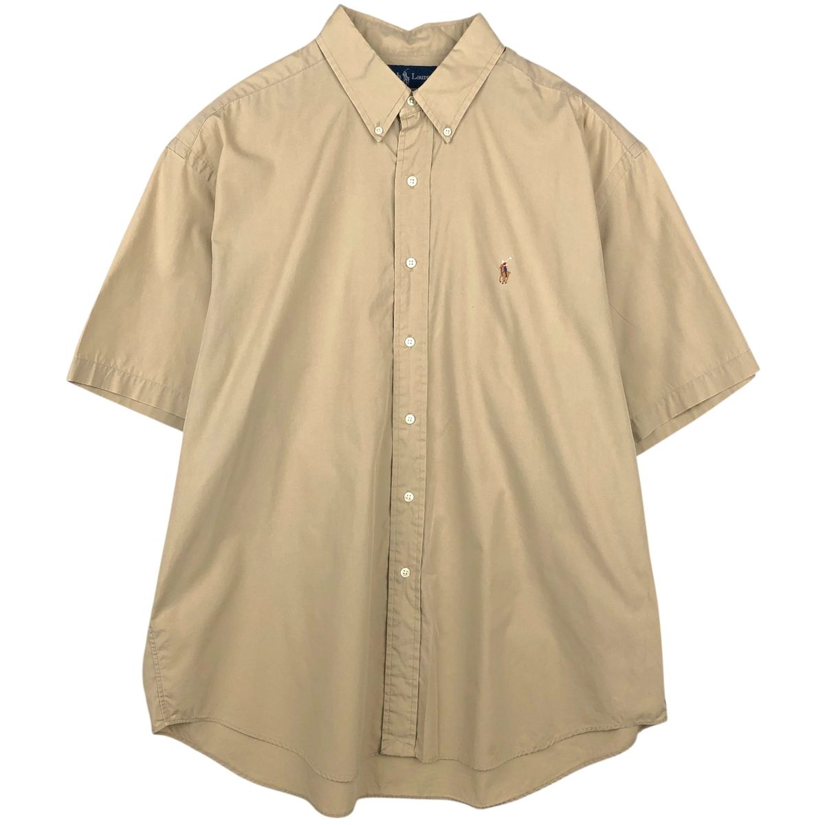 古着 ラルフローレン Ralph Lauren BLAKE 半袖 ボタンダウンシャツ メンズXL相当/eaa641055