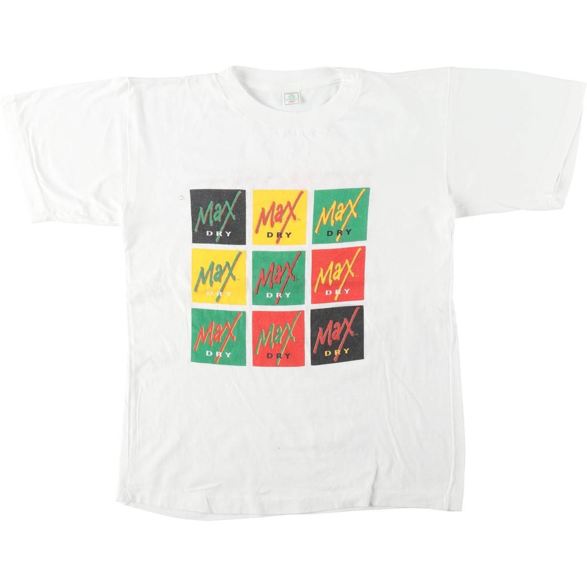 古着 90年代 Max Dry Strong White Cider プリントTシャツ メンズL相当 ヴィンテージ/eaa642181