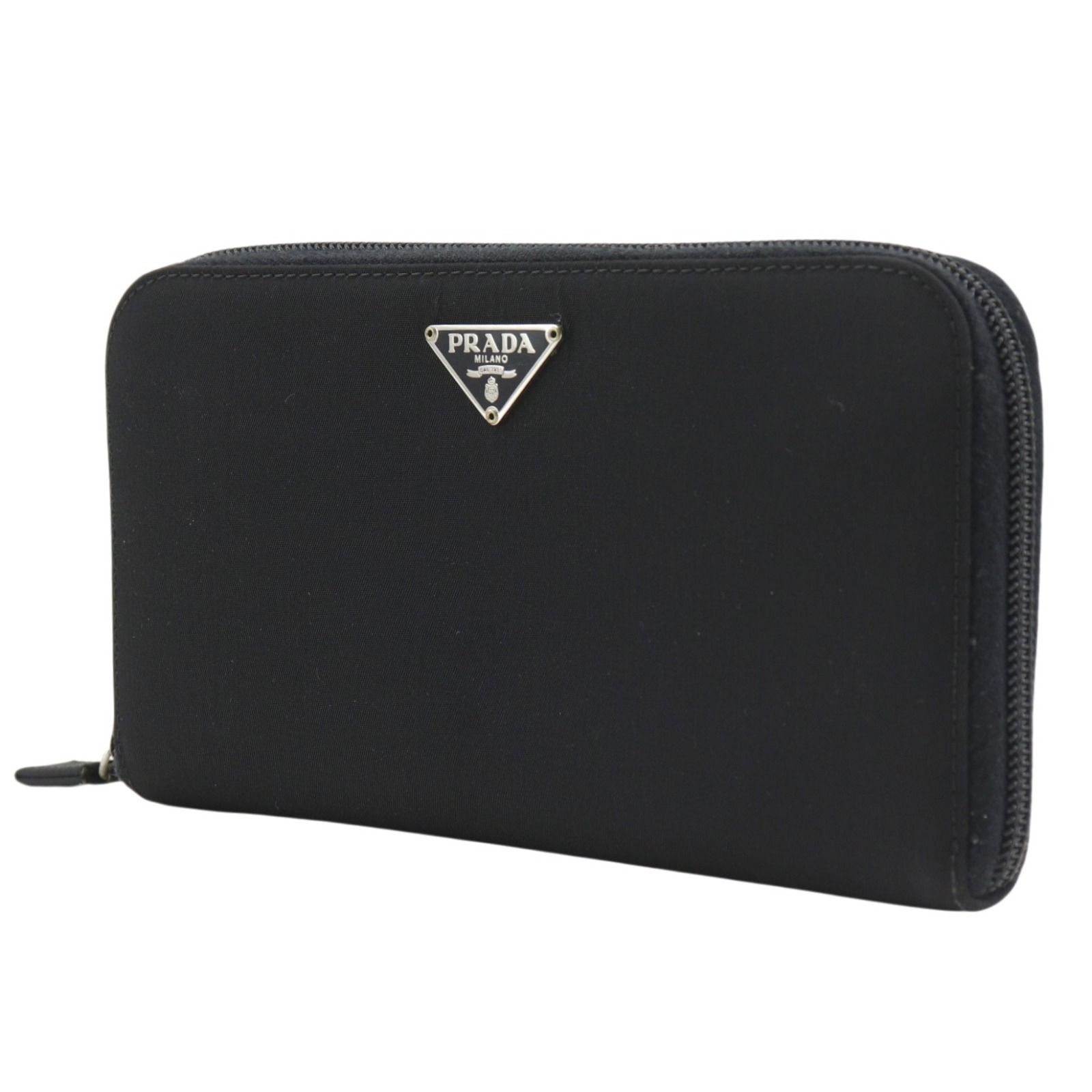 【PRADA】プラダ ラウンドファスナー M506 ナイロン NERO ユニセックス 長財布 【PRADA】プラダ ラウンドファスナー M506 ナイロン NERO ユニセックス 長財布