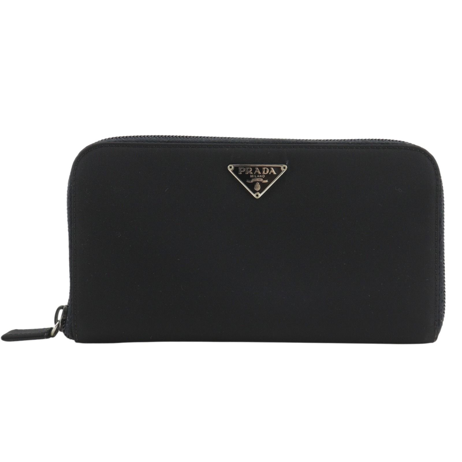 【PRADA】プラダ ラウンドファスナー M506 ナイロン NERO ユニセックス 長財布