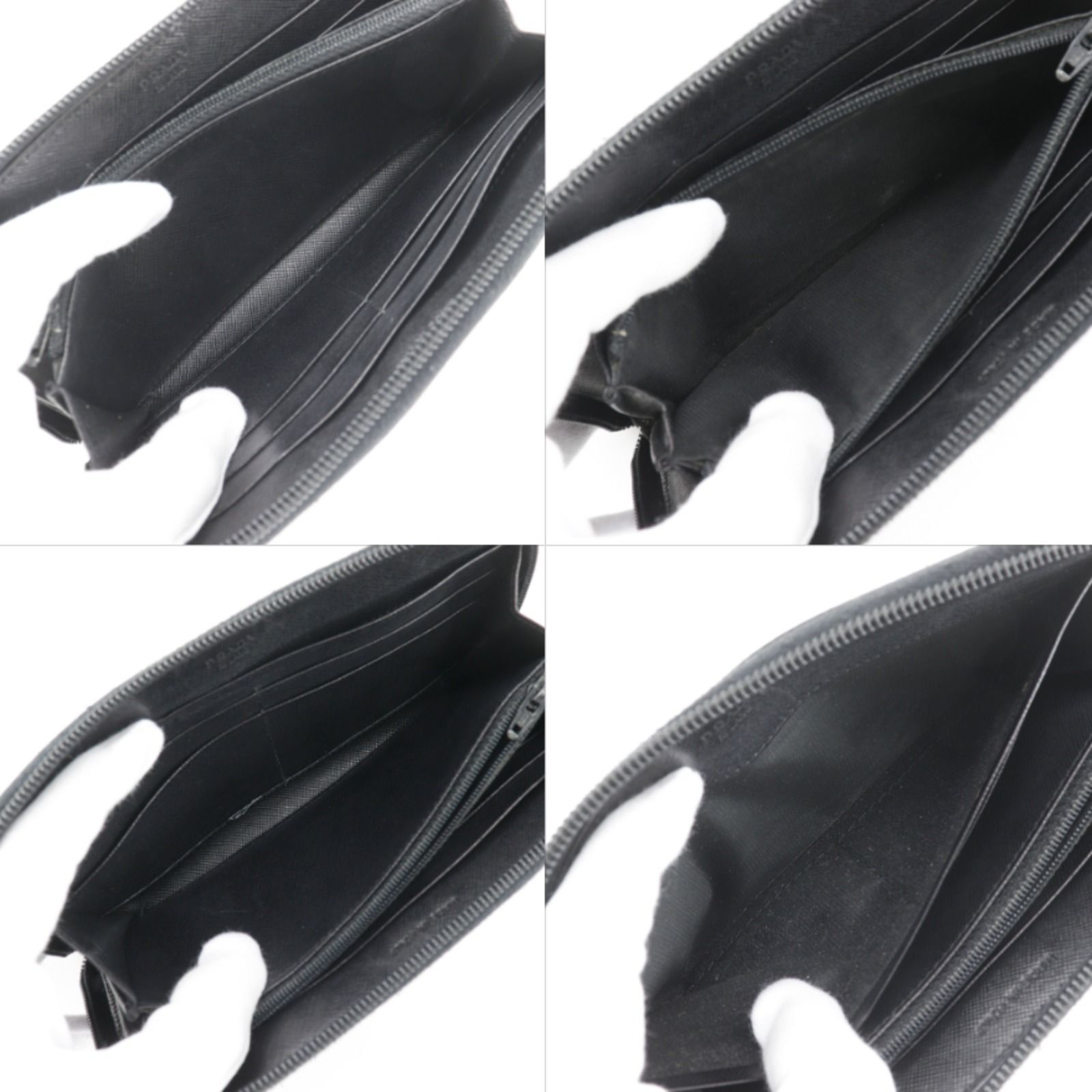 【PRADA】プラダ ラウンドファスナー M506 ナイロン NERO ユニセックス 長財布 【PRADA】プラダ ラウンドファスナー M506 ナイロン NERO ユニセックス 長財布