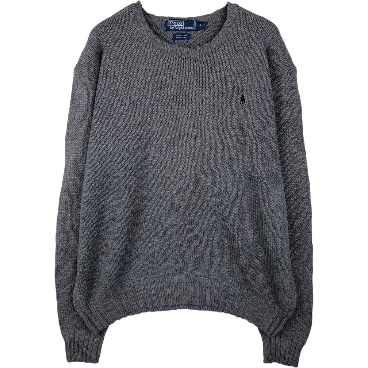 古着 ラルフローレン Ralph Lauren POLO by Ralph Lauren コットンニットセーター メンズL相当/eaa637290