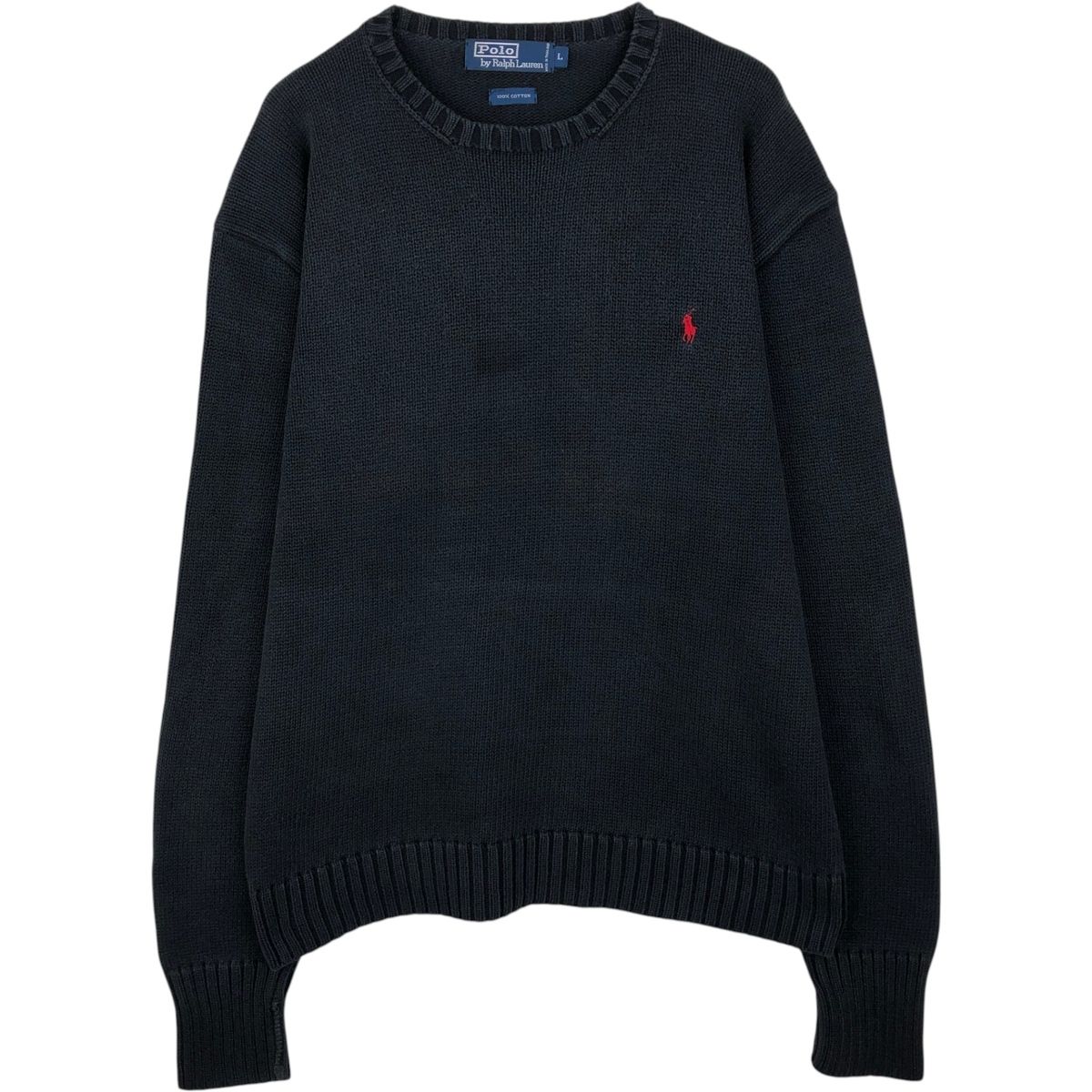 古着 ラルフローレン Ralph Lauren POLO by Ralph Lauren コットンニットセーター メンズL相当/eaa637510