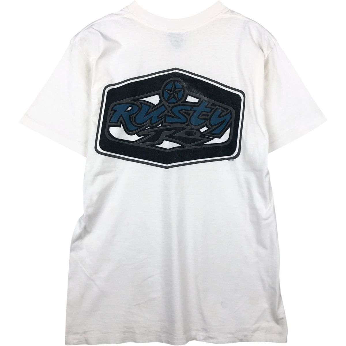 古着 90年代 RUSTY サーフ スケートTシャツ USA製 メンズM相当 ヴィンテージ/eaa638444 古着 90年代 RUSTY サーフ スケートTシャツ USA製 メンズM相当 ヴィンテージ/eaa638444