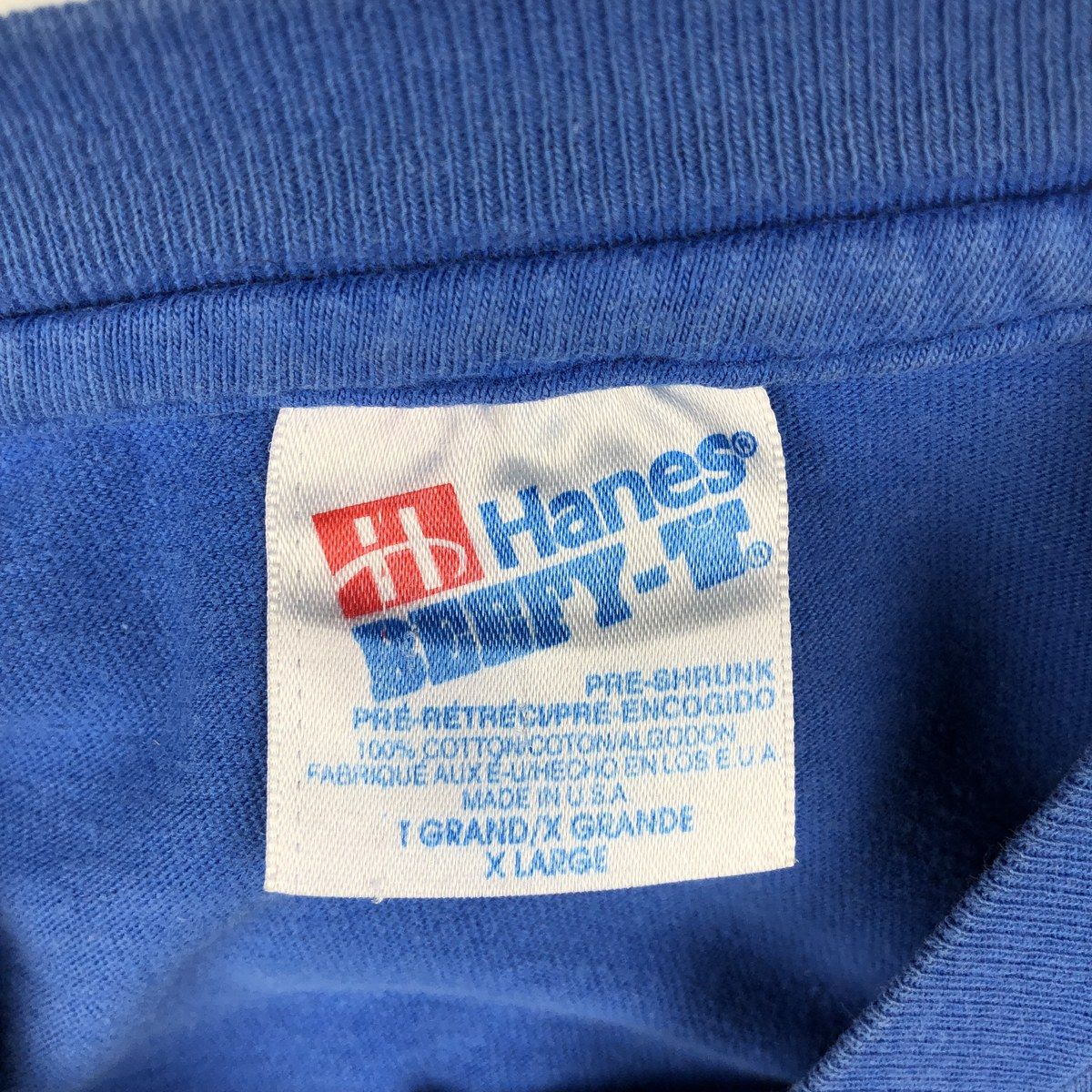 古着 90年代 ヘインズ Hanes BEEFY-T プリントTシャツ USA製 メンズXL相当 ヴィンテージ/eaa639051