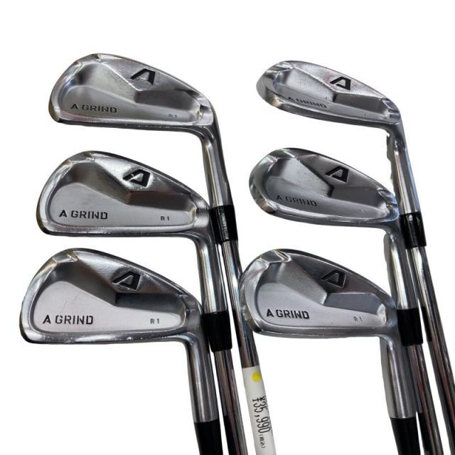 【中古】 A DESIGN GOLF A GRIND R1 キャビティアイアン 6S アイアンセット IR 純正特注シャフト (フレックスS) メンズ 男性用 右利き 右用 Cランク ゴルフクラブ