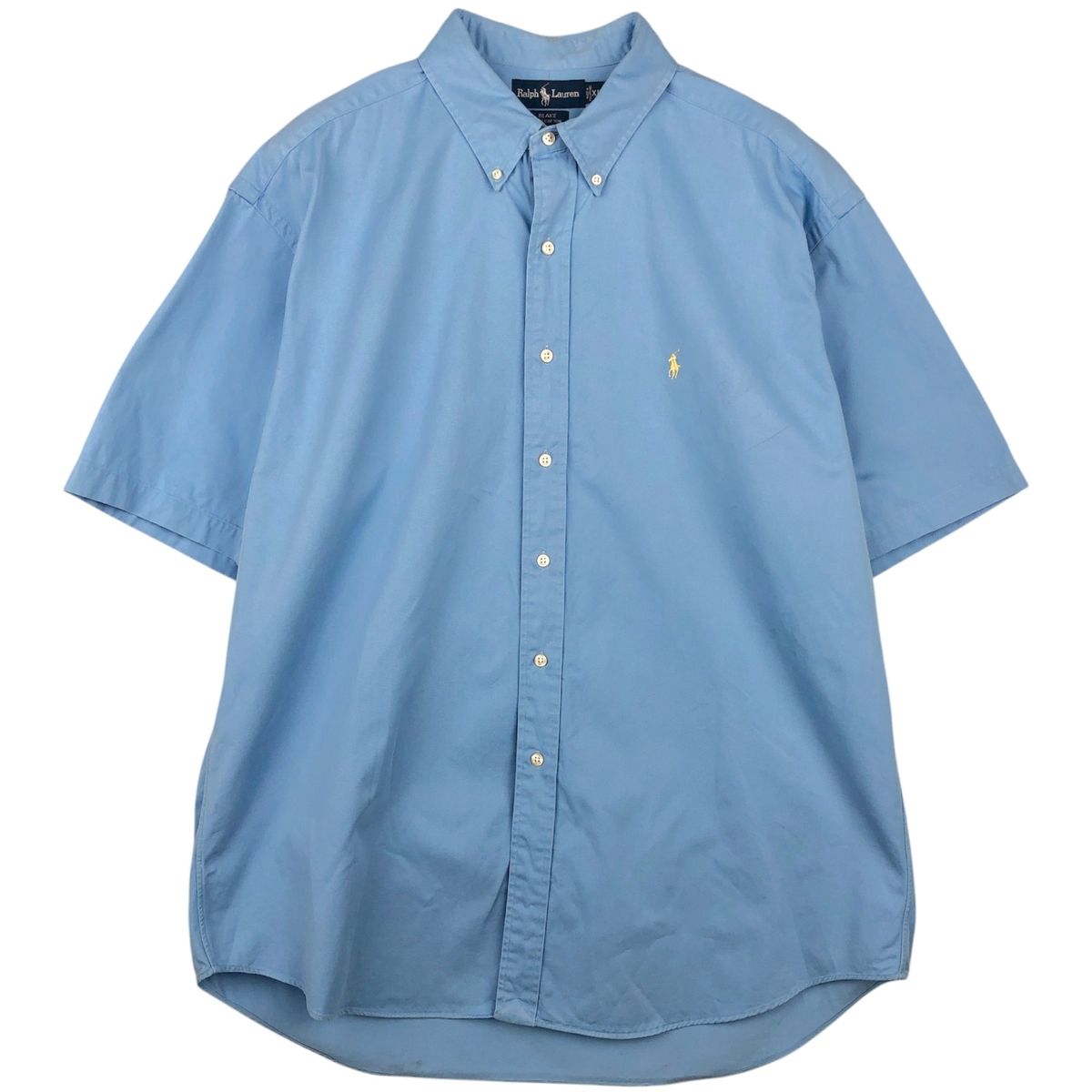 古着 ラルフローレン Ralph Lauren BLAKE 半袖 ボタンダウンシャツ メンズXL相当/eaa641050