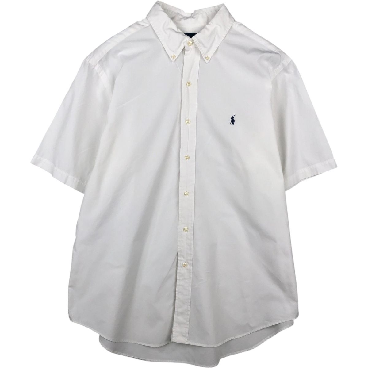 古着 ラルフローレン Ralph Lauren CLASSIC FIT クラシックフィット 半袖 ボタンダウンシャツ メンズXL相当/eaa641051