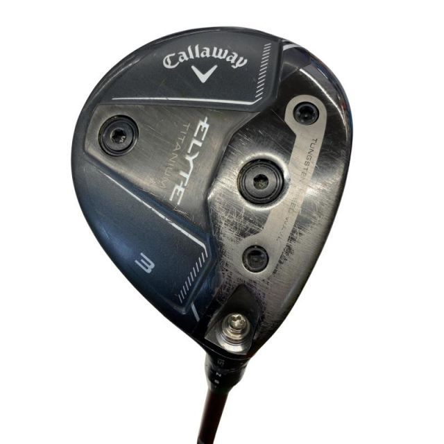 【中古】 キャロウェイ ELYTE TITANIUM 3W フェアウェイウッド FW リシャフト (フレックスその他) メンズ 男性用 右利き 右用 Cランク ゴルフクラブ