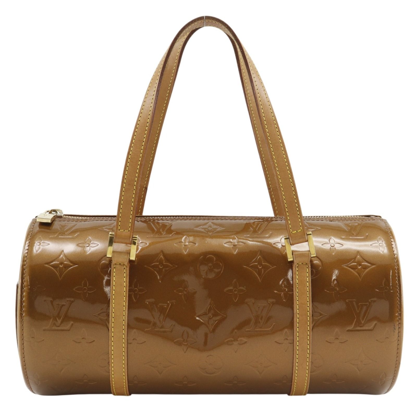 【LOUIS VUITTON】ルイ・ヴィトン ベッドフォード M91131 モノグラムヴェルニ ブロンズ VI0051 レディース ハンドバッグ