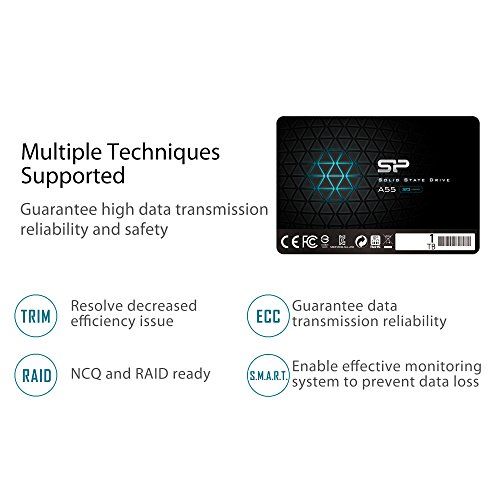 ☆新品☆シリコンパワー SSD 1TB 3D NAND採用 SATA3 6Gb/s 2.5インチ 7mm PS4動作確認済 3年保証 A55シリーズ SP001TBSS3A55S25 01b713cc