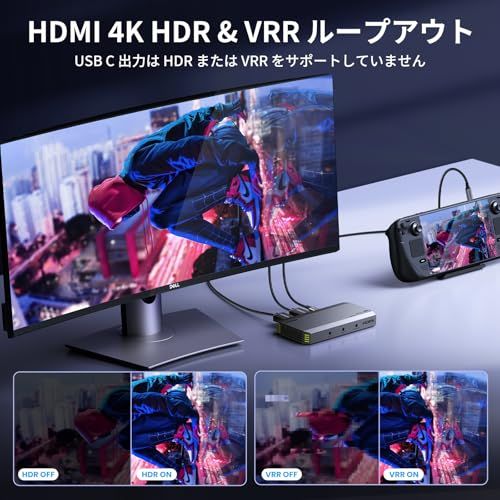 【新品】UGREEN 4K@60Hz HDMI キャプチャーボード パススルー機能 1080P@240Hz HDR VRR USB3.1 Gen1 5Gbps超低遅延 高速転送 ゲーム実況生配信 会議 ライブ配信 録画 画面共有 Switch ee2a9880 【新品】UGREEN 4K@60Hz HDMI キャプチャーボード パススルー機能 1080P@240Hz HDR VRR USB3.1 Gen1 5Gbps超低遅延 高速転送 ゲーム実況生配信 会議 ライブ配信 録画 画面共有 Switch ee2a9880