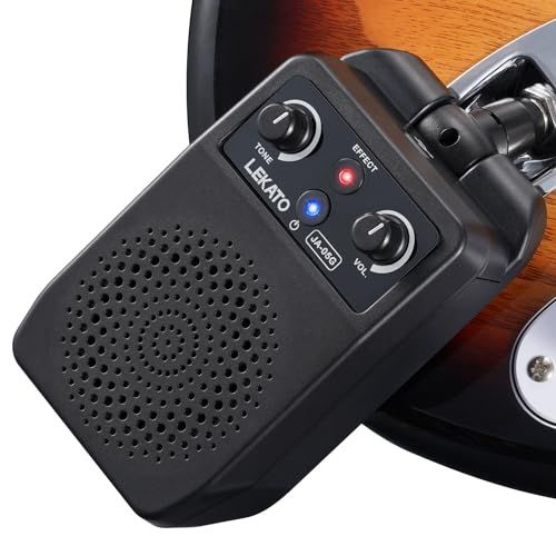 【新品】アンプ ギター 小型 ミニアンプ ギター 5W 4つのエフェクト Bluetooth 軽量 充電式 クリーン ディストーション オーバー ドライブリバーブ 08156f3d