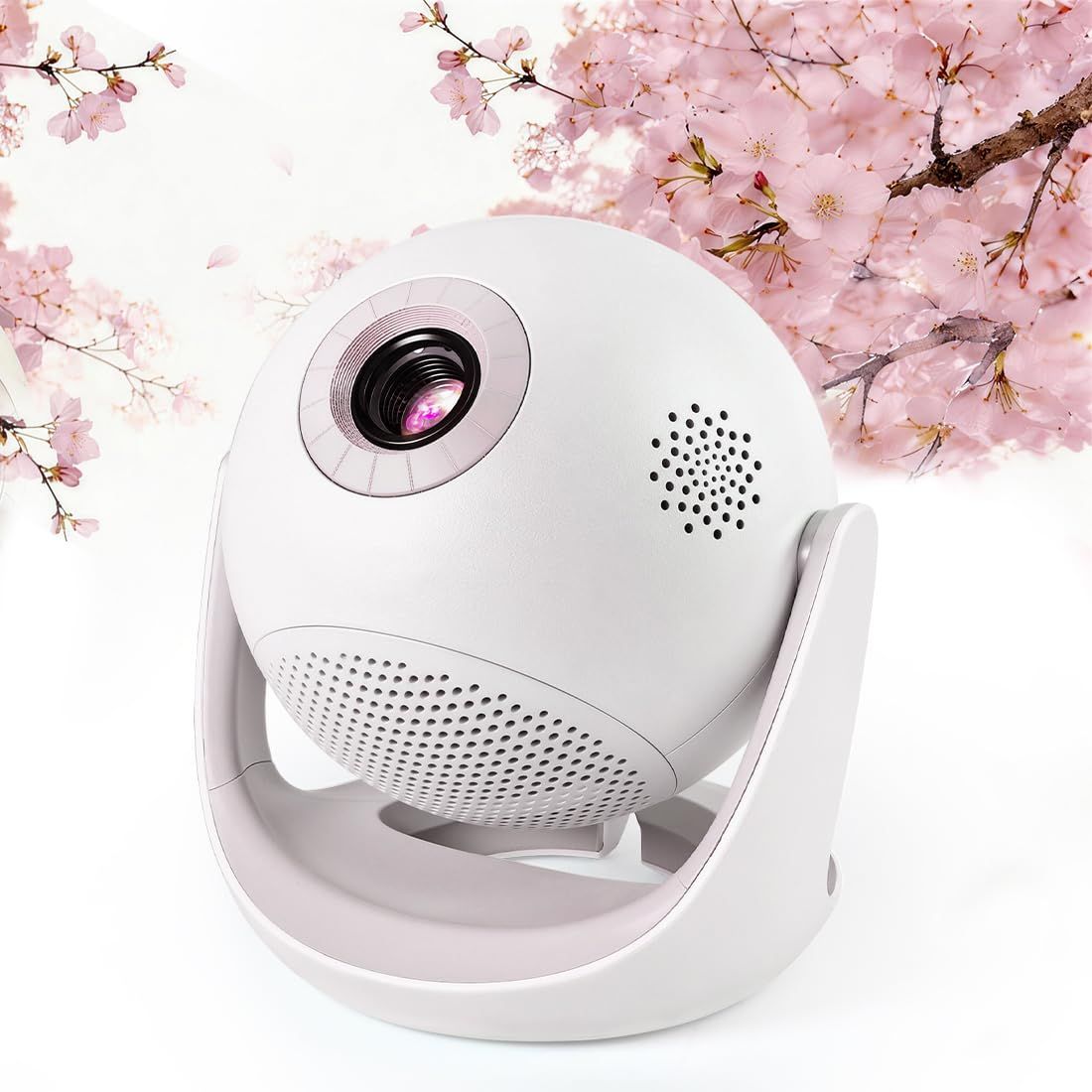 ☆新品☆【2026最新・サクラ限定色】 270°回転 モバイルプロジェクター 小型 天井投影 Android TV/Netflix内蔵 スマホ/Switch対応 1080P 4K対応 Wi-Fi6 Bluetooth5.4 静音 最大200イ 4109a247 ☆新品☆【2026最新・サクラ限定色】 270°回転 モバイルプロジェクター 小型 天井投影 Android TV/Netflix内蔵 スマホ/Switch対応 1080P 4K対応 Wi-Fi6 Bluetooth5.4 静音 最大200イ 4109a247