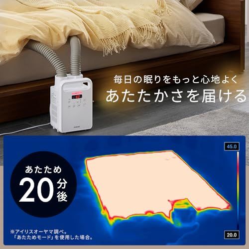 ☆新品☆アイリスオーヤマ ふとん乾燥機 カラリエ ツインノズル 靴乾燥 ダニ退治 AZKFK-202-W アロマケース付 9ad1580e