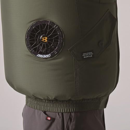 BURTLE バートル エアークラフト半袖ブルゾン(ユニセックス) 春夏用 ミルスグリーン AC2076 14 XL送料無料
