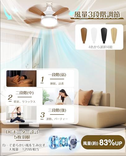 SUKITEN シーリングファンライト 6~8畳 正逆回転 小型 28W 3,000lm DCモーター 扇風機 【壁スイッチメモリー機能】 E26口金 引掛けシーリング対応 調光調色 タイマー/メモリー機能 リモコン付き 省エネ 静音 工事不要 照明器送料無料 SUKITEN シーリングファンライト 6~8畳 正逆回転 小型 28W 3,000lm DCモーター 扇風機 【壁スイッチメモリー機能】 E26口金 引掛けシーリング対応 調光調色 タイマー/メモリー機能 リモコン付き 省エネ 静音 工事不要 照明器送料無料