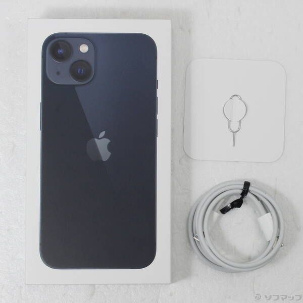 ソフマップ 〔中古品〕 iPhone13 128GB ミッドナイト MLNC3J／A SIMフリー【198】