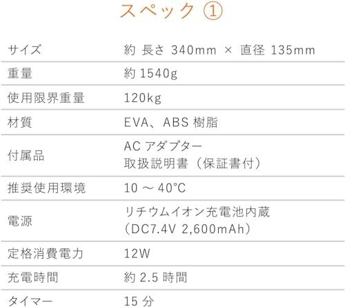 シックスパッド パワーローラー/SIXPAD Power Roller MTG エムティージー 筋膜リリース 振動ローラー 電動 ストレッチローラー送料無料