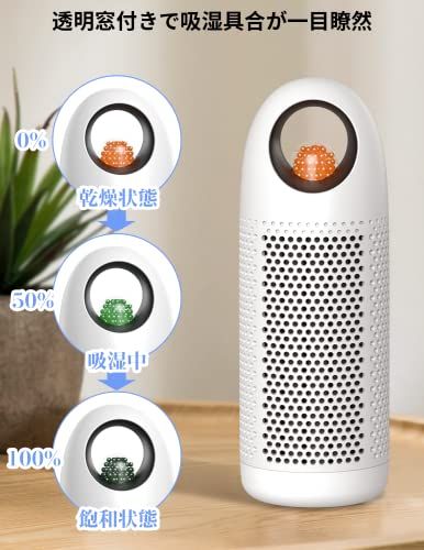 Afloia 除湿機 小型 ミニ 無電源 繰り返し使える 消臭＆強力除湿 除湿ボトル*2+乾燥スタンド＊1 コンパクト コードレス 除湿器 水捨て不要 ほぼ無音 梅雨 カビ対策 クローゼット/本棚/靴箱/押入れ/脱衣所 除湿剤 湿気取り おしゃれ ２＋送料無料