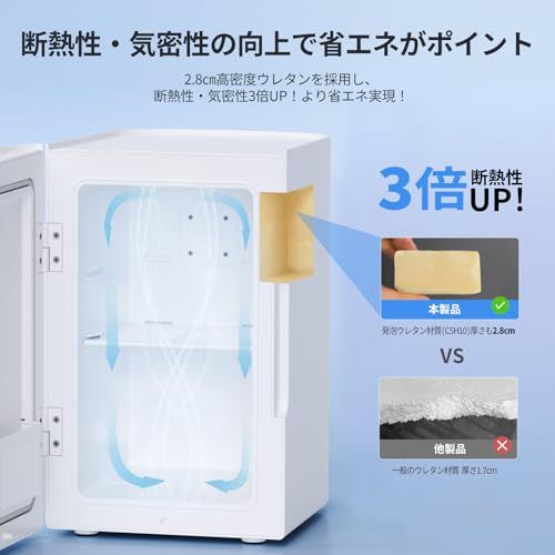EENOUR 小型冷蔵庫 6L 冷温庫 【保冷・保温】両用 ミニ冷蔵庫 ペルチェ式 保冷庫 高密度発泡ウレタン 静音 省エネ 操作簡単 持ち運び便利 一人暮らし AC100V DC12V 室内車載両用 車中泊 キャンプ アウトドア【2025年新型】(ホ送料無料 EENOUR 小型冷蔵庫 6L 冷温庫 【保冷・保温】両用 ミニ冷蔵庫 ペルチェ式 保冷庫 高密度発泡ウレタン 静音 省エネ 操作簡単 持ち運び便利 一人暮らし AC100V DC12V 室内車載両用 車中泊 キャンプ アウトドア【2025年新型】(ホ送料無料
