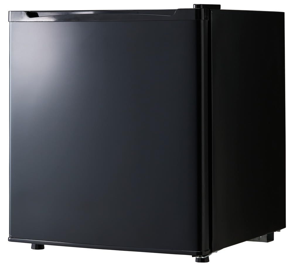 simplus 冷凍庫1ドア 右開き ノンフロン ガラス仕切り棚 小型 冷凍ストッカー SP-33LRFD1 (ブラック, 33L)送料無料