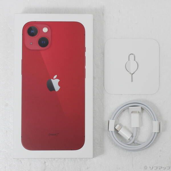 ソフマップ 〔中古品〕 iPhone13 128GB プロダクトレッド MLNF3J／A SIMフリー【198】