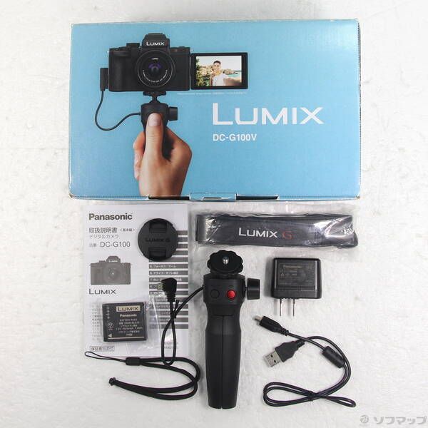 ソフマップ 〔中古品〕 LUMIX DC-G100V 標準ズームレンズキット ブラック【198】 ソフマップ 〔中古品〕 LUMIX DC-G100V 標準ズームレンズキット ブラック【198】
