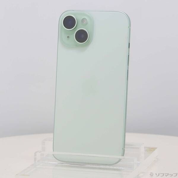ソフマップ 〔中古品〕 iPhone15 128GB グリーン MTMM3J／A SIMフリー【198】