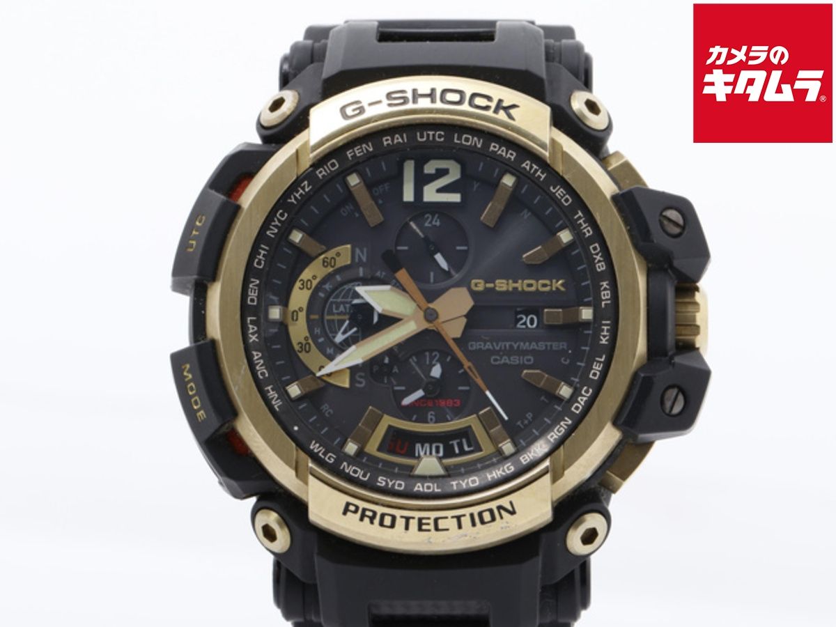 【中古】 【並品】 カシオ G-SHOCK グラビティマスター ブラック GPW-2000TFB-1AJR ステンレススティール