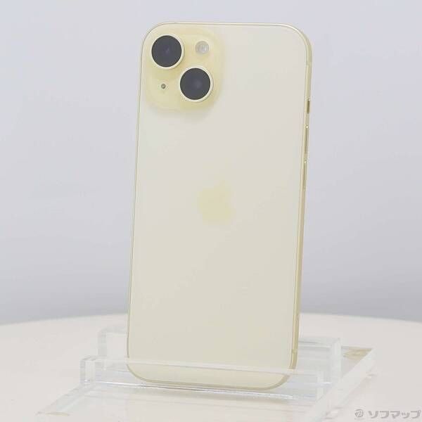 ソフマップ 〔中古品〕 iPhone15 128GB イエロー MTMK3J／A SIMフリー【198】