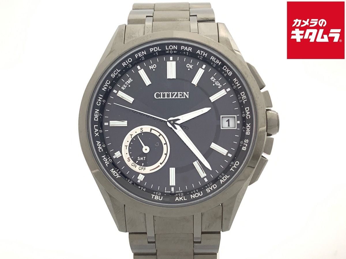 【中古】 【良品】 シチズン アテッサ ブラック CC3015-57E/F150-T021590 チタン