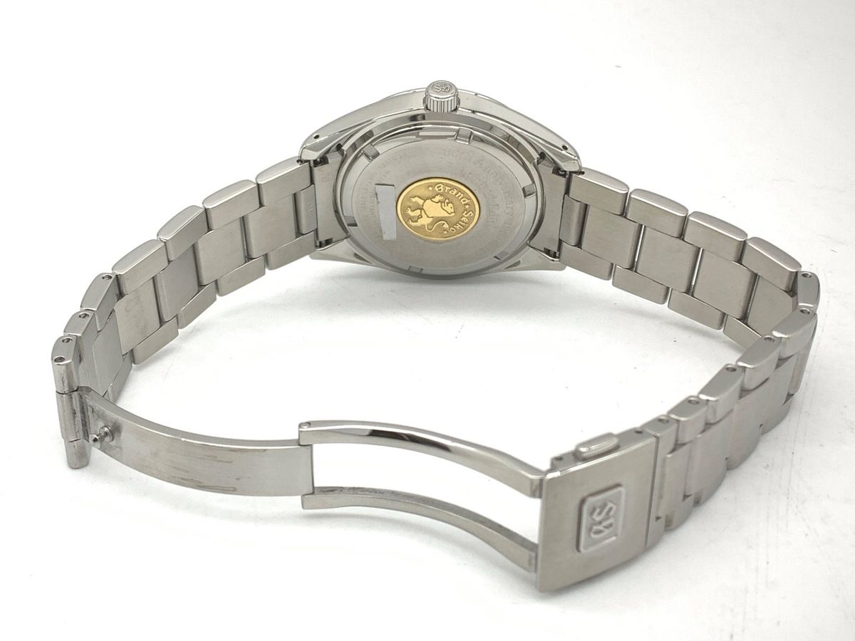 【中古】 【良品】 グランドセイコー クォーツ SBGP007/9F85-0AA0 ネイビー グランドセイコー60周年記念 2500本限定 SS