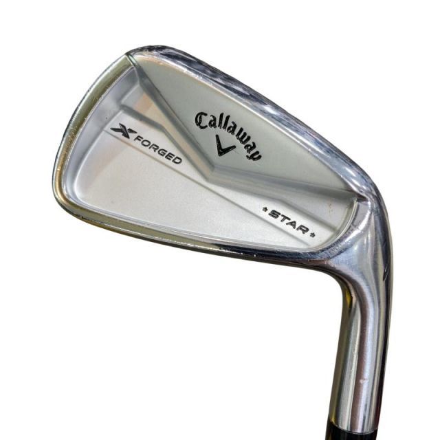 【中古】 キャロウェイ X FORGED STAR(2024) 6S アイアンセット IR 純正特注シャフト (フレックスS) メンズ 男性用 右利き 右用 Cランク ゴルフクラブ