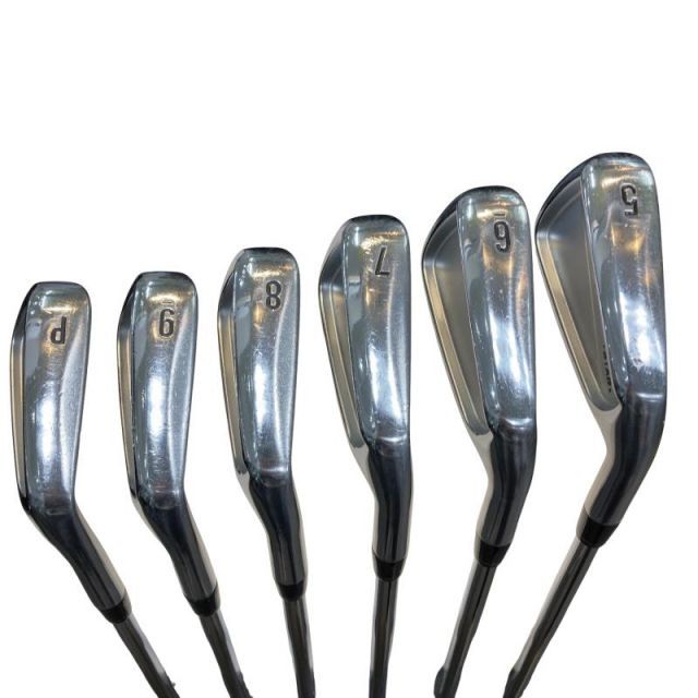 【中古】 キャロウェイ X FORGED STAR(2024) 6S アイアンセット IR 純正特注シャフト (フレックスS) メンズ 男性用 右利き 右用 Cランク ゴルフクラブ