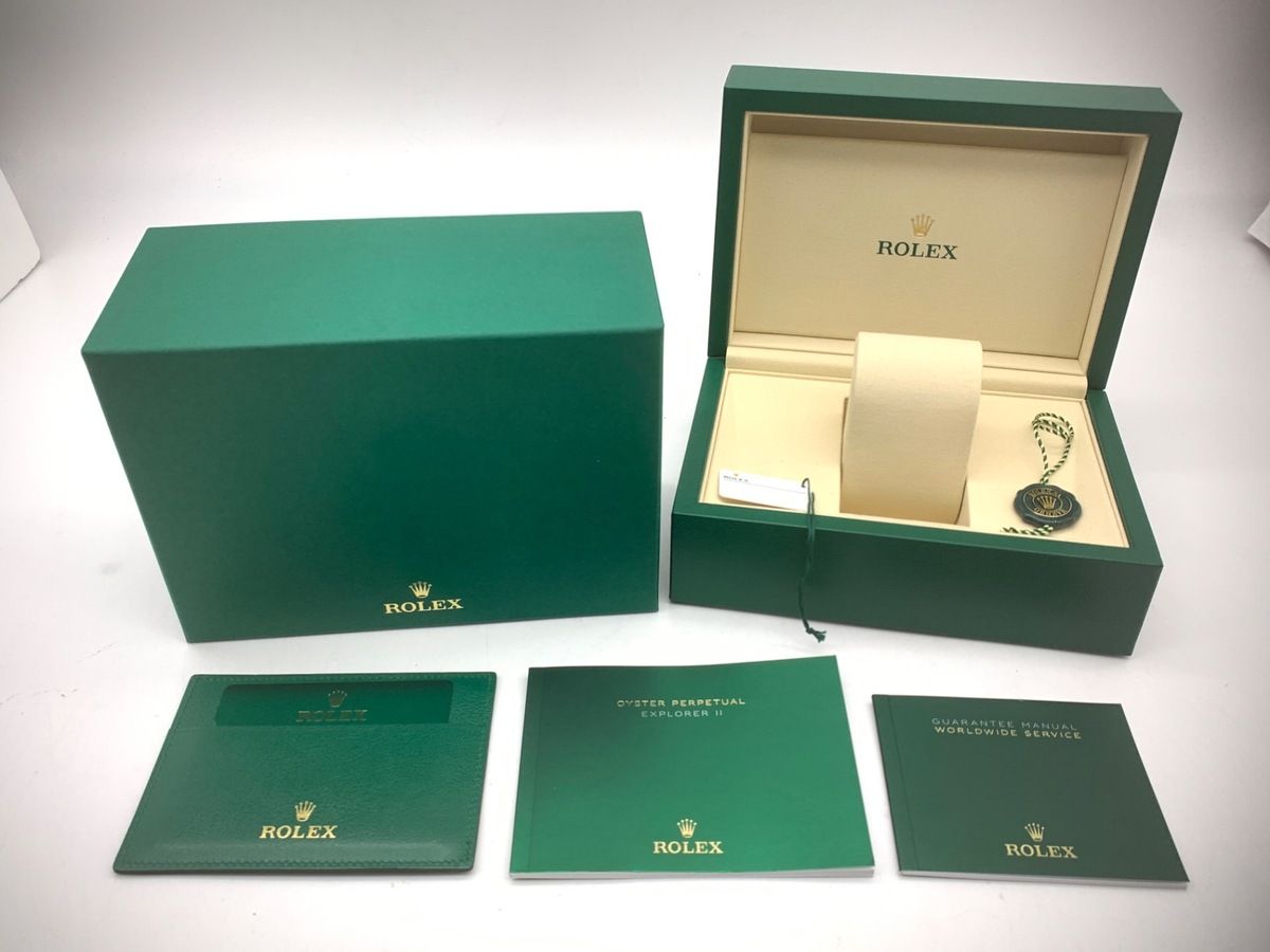 【中古】 【新品同様】 ロレックス(ROLEX) エクスプローラーII ホワイト 226570 ステンレス