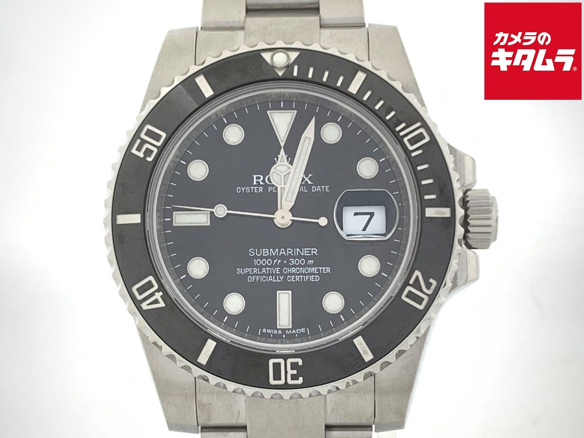 【中古】 【良品】 ロレックス(ROLEX) サブマリーナー デイト ブラック 116610LN ステンレス