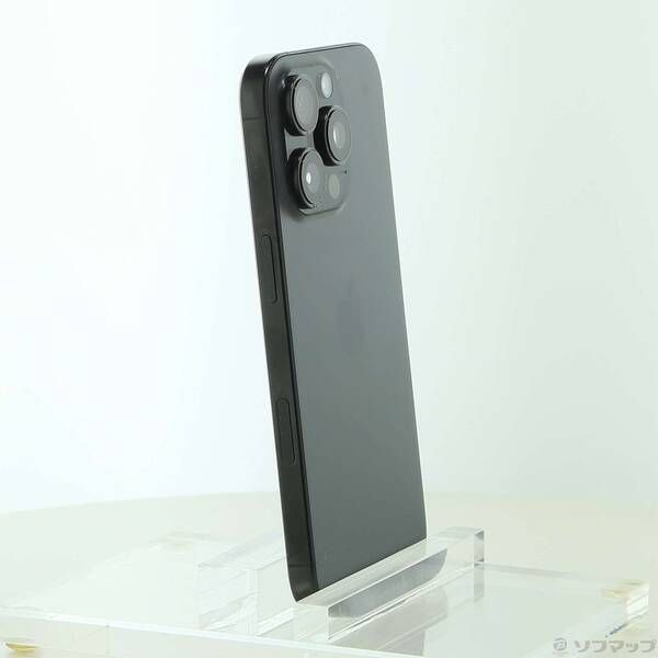 ソフマップ 〔中古品〕 iPhone16 Pro 128GB ブラックチタニウム MYMV3J／A SIMフリー【198】