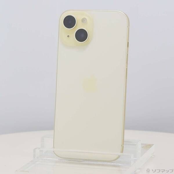 ソフマップ 〔中古品〕 iPhone15 128GB イエロー MTMK3J/A SIMフリー【198】