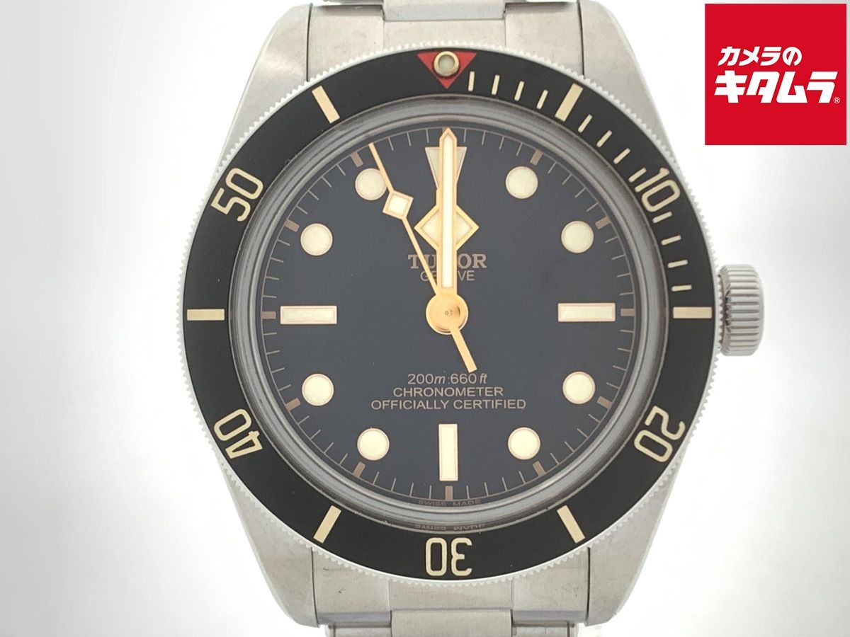 【中古】 【良品】 チューダー ブラックベイ 58 ブラック 79030N ステンレススティール SSブレス