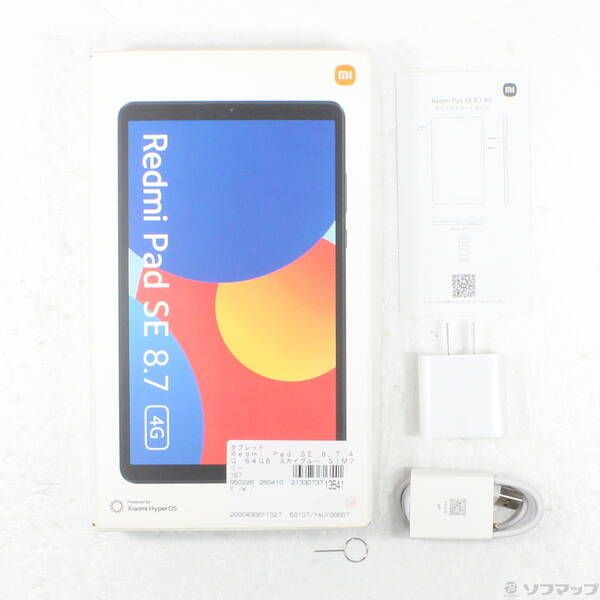 ソフマップ 〔中古品〕 Redmi Pad SE 8.7 4G 64GB スカイブルー SIMフリー【344】 ソフマップ 〔中古品〕 Redmi Pad SE 8.7 4G 64GB スカイブルー SIMフリー【344】