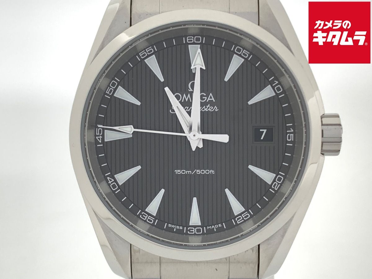 【中古】 【良品】 オメガ(OMEGA) シーマスター アクアテラ グレー 231.10.39.60.06.001 ステンレススティール