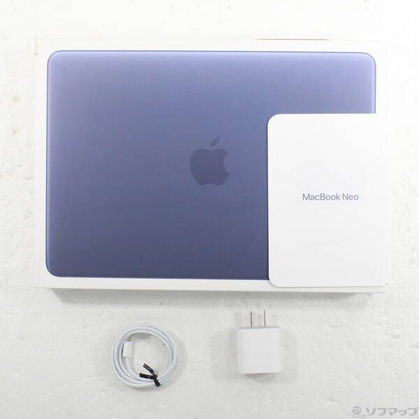 ソフマップ 〔中古品〕 MacBook Neo 13-inch Early-2026 MHFF4J/A Apple A18 Pro 6コアCPU_5コアGPU 8GB SSD256GB インディゴ 〔26.3 Tahoe〕【198】 ソフマップ 〔中古品〕 MacBook Neo 13-inch Early-2026 MHFF4J/A Apple A18 Pro 6コアCPU_5コアGPU 8GB SSD256GB インディゴ 〔26.3 Tahoe〕【198】