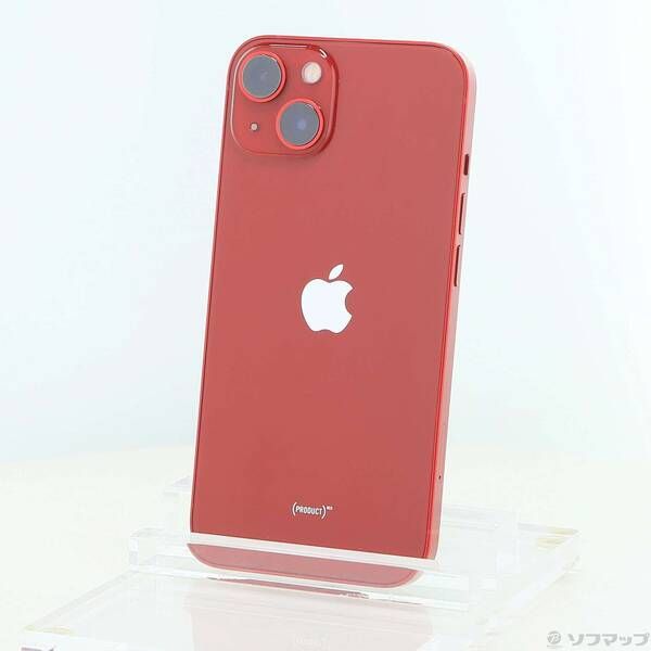 ソフマップ 〔中古品〕 iPhone13 128GB プロダクトレッド MLNF3J／A SIMフリー【198】